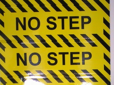 Danger Sign Stickers