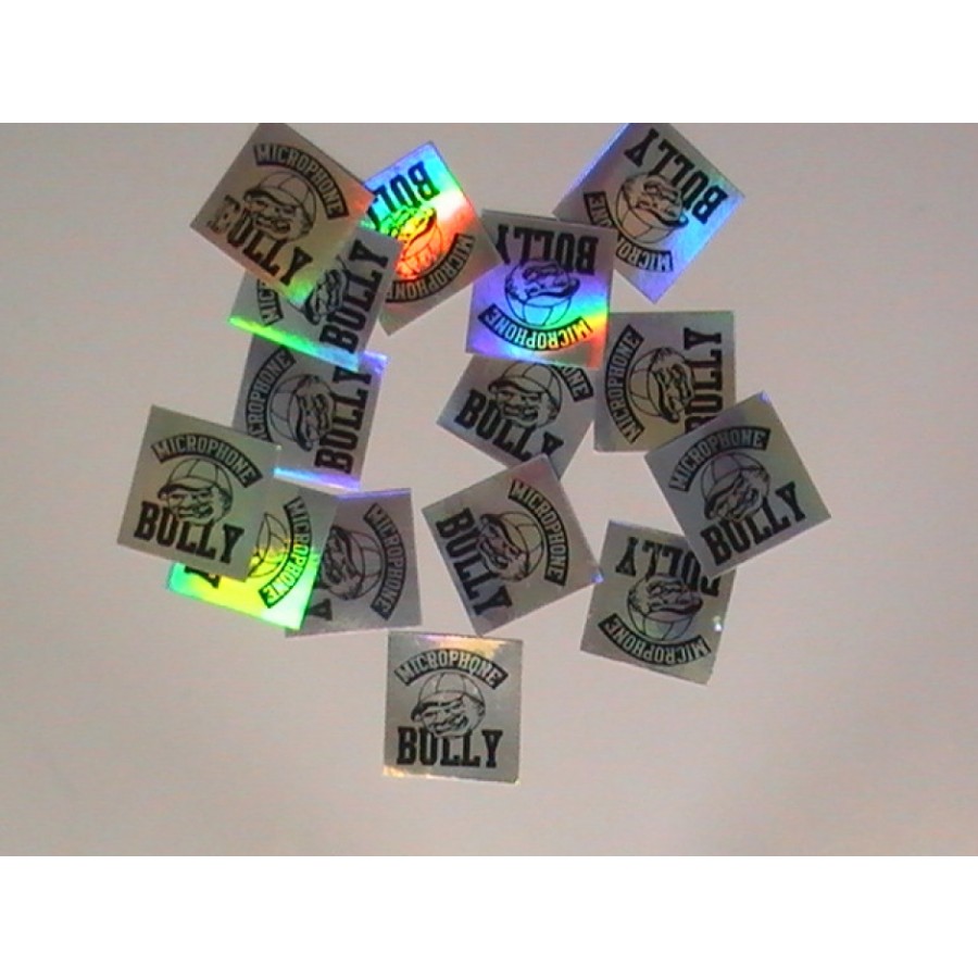 Square Metallic Stickers