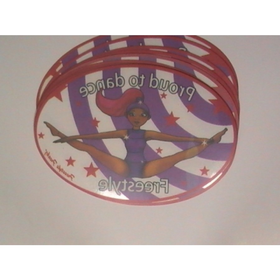 Oval Clear Vinyl Sticker