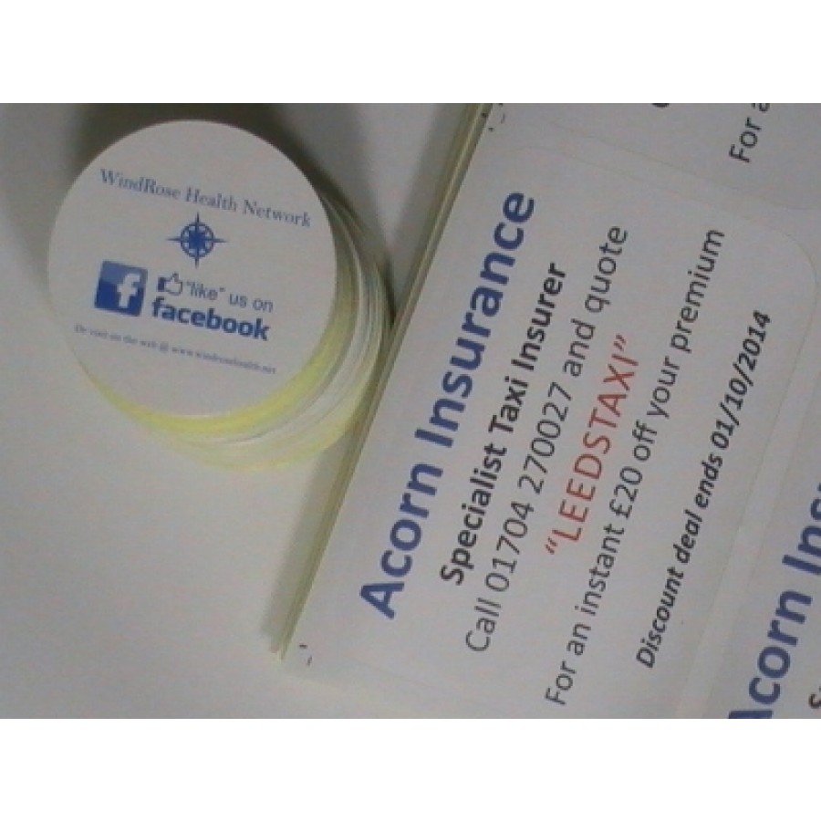 Octagon Stickers Paper