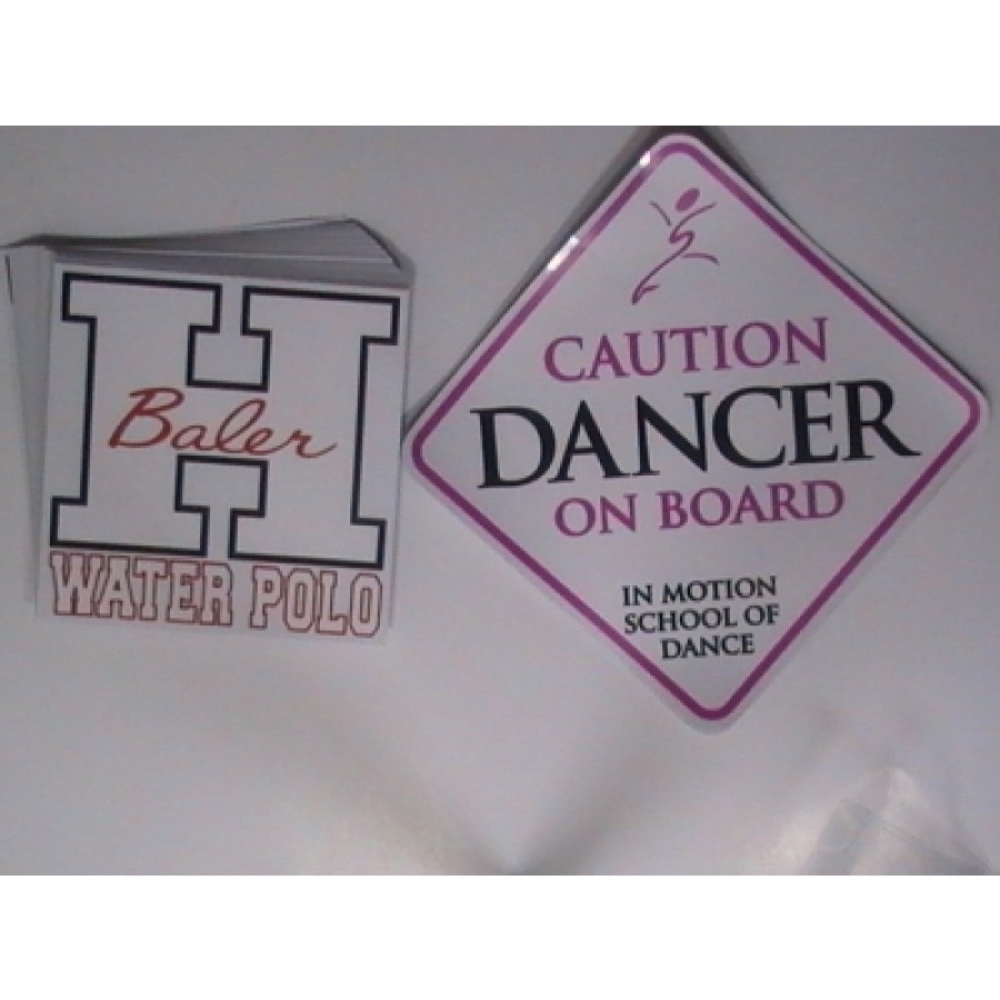 Square Clear Vinyl Sticker