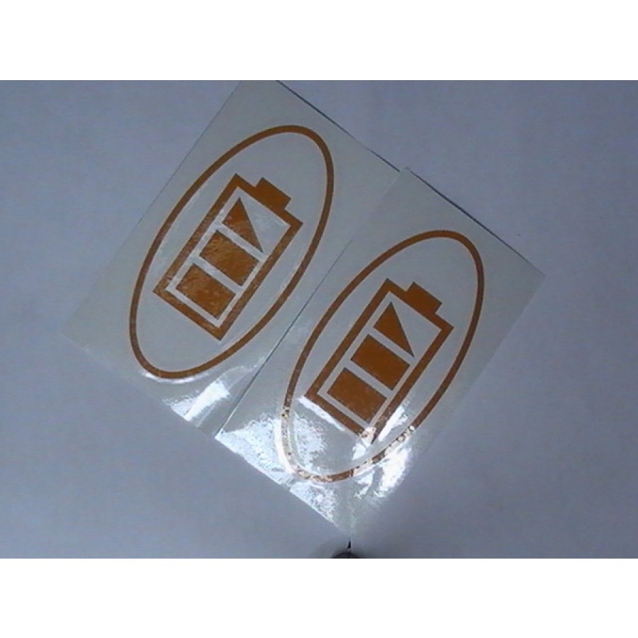 Oval Letter Cut Stickers