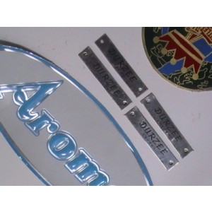 Die Cut Metal Stickers