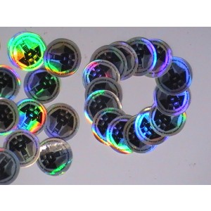 Round Hologram Stickers