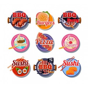 Round Food Labels