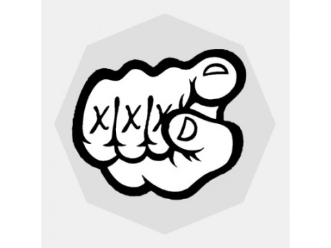 Octagon Clear Vinyl Sticker