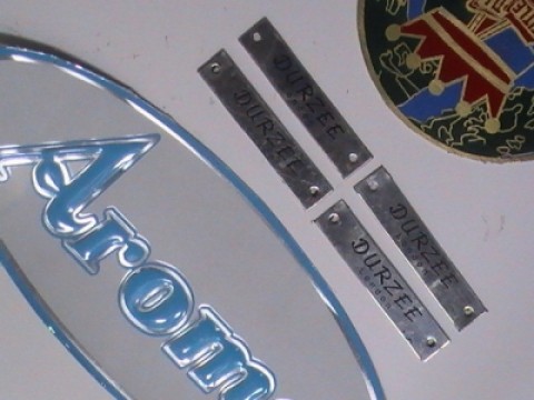 Die Cut Metal Stickers