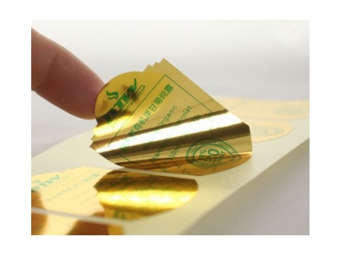 Die Cut Gold Labels