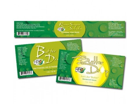 Custom packaging stickers