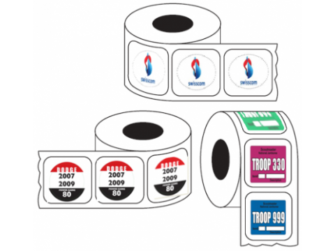 Die Cut Roll Stickers