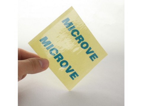 Square Clear Labels