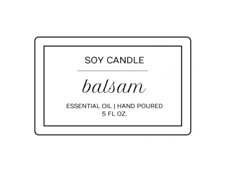 Rectangular Candle Labels