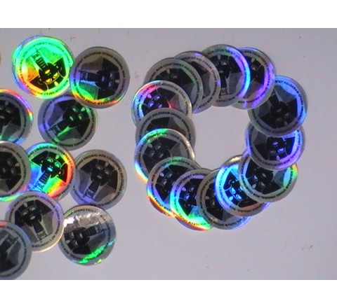 Round Hologram Stickers